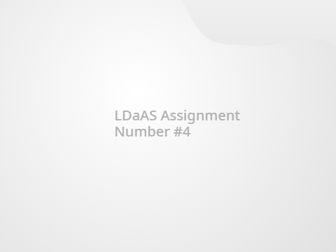 LDaAS Assignment