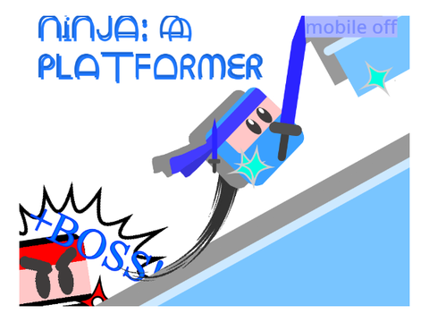 diamond ninja scrolling platfomer