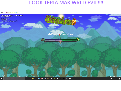 TERRARIA EVIL!!