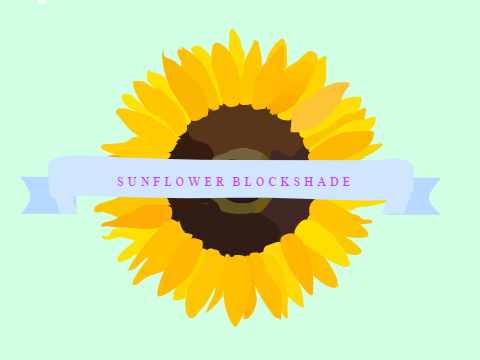 ❀ ⋆ sunflower blockshade ⋆ ❀