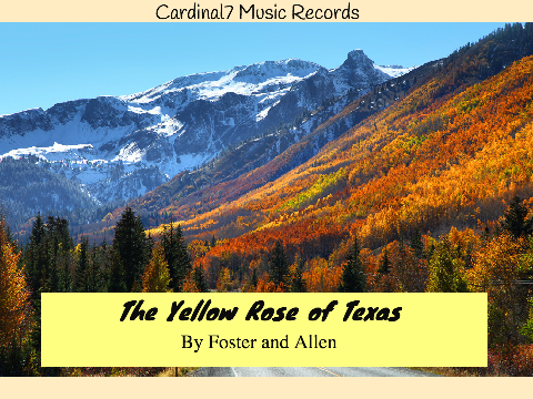 The Yellow Rose of Texas 