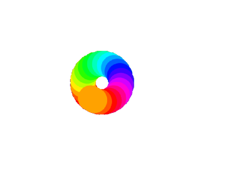 Rainbow donut?