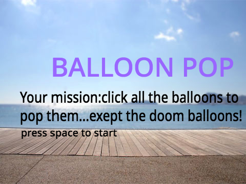 balloon pop