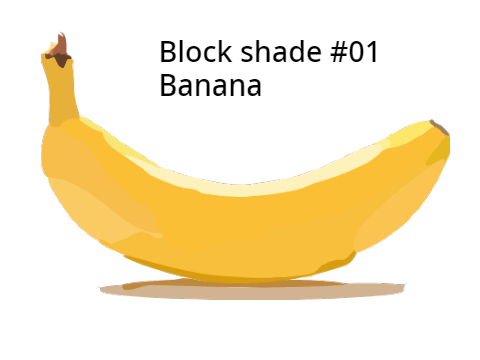 Banana Block shade - #01