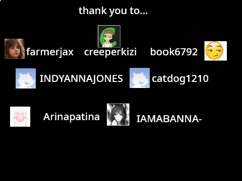 thank you to my followers