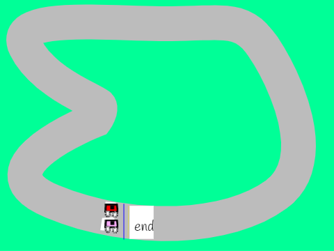 Racing car.