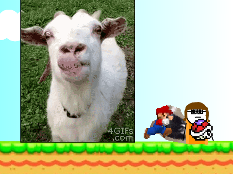 GOATIFIED - I added myself running from King Goat! With ChipmunkAnimations