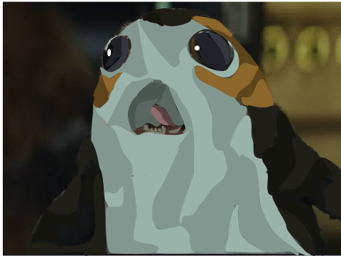 Porg block shade