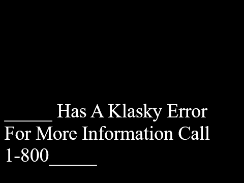 Create Your Own Klasky Csupo Error!