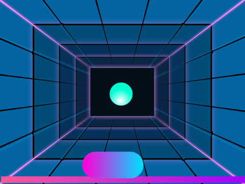 Neon Ball Ping-Pong Game