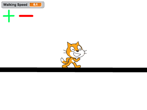 Walking Scratch Cat