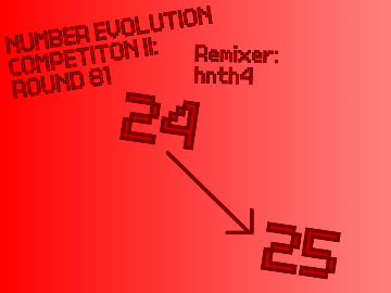 Number Evolution Competition II - Round 80 [ 19 --> 20 ] remix