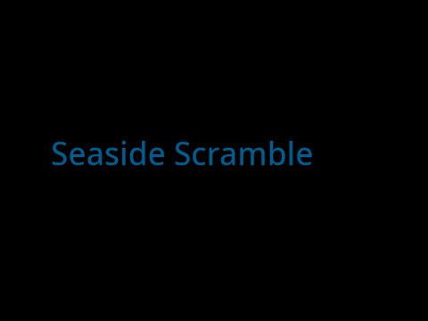 Seaside Scramble Intro my 3rd challenge