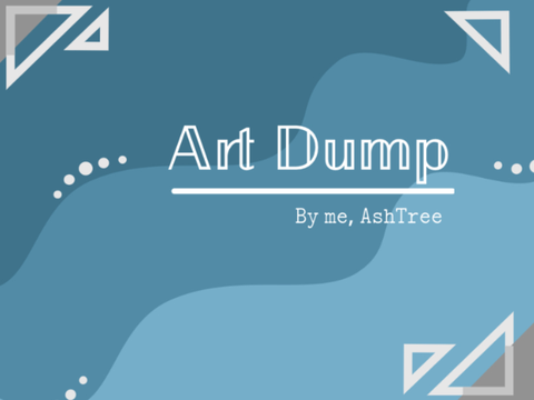 ✧ pearlescent blue ✧ - Mini Art Dump 