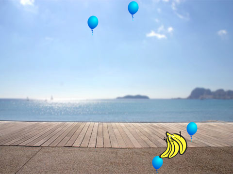 don't let the balloon touch the floor