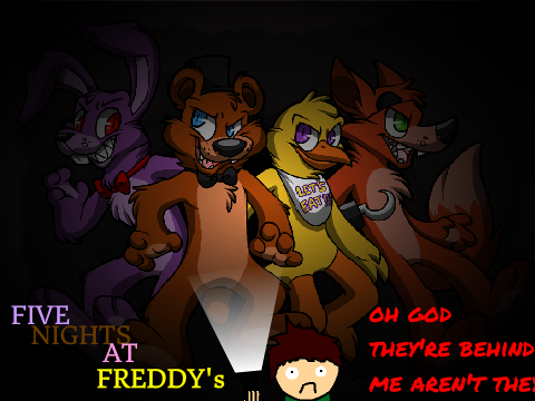 Me playing Five Nights at Freddy's