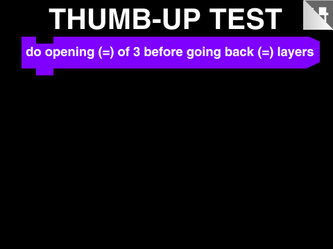 Thumb-up Test