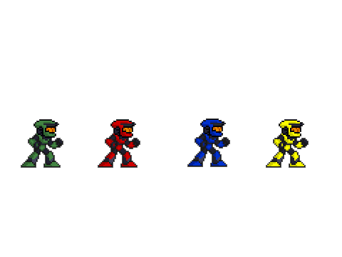 Futuristic Soldier Sprites