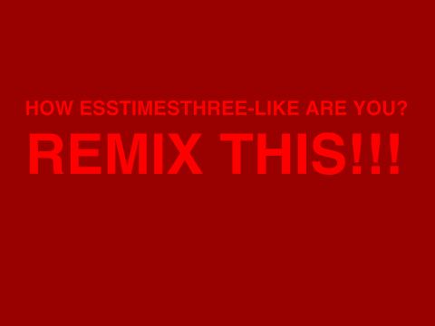 How EssTimesThree are you?
