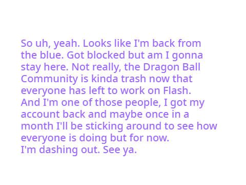 Back but am I staying?