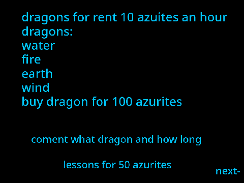 dragons for rent and sell
