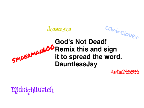 God's Not Dead RE:mix remix