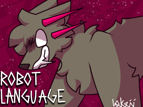 robot language meme