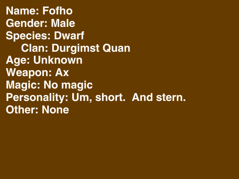 Bio for Fofho