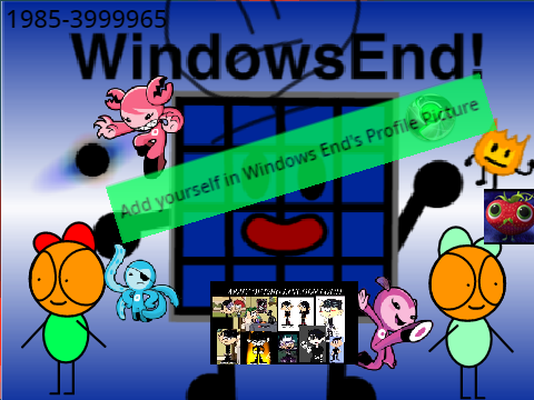 Add yourself in Windows End's Profile Picture remix