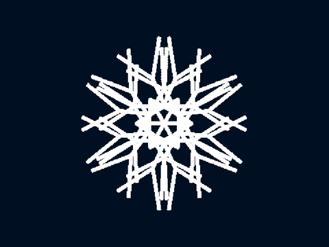 Pen Snowflakes