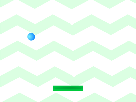 ボールを落とさないようにするゲーム