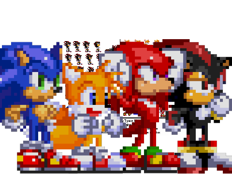 Old aged, Typon Hesse's Sonic and co. sprites. Expect....