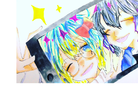 神友！なな（akumanana）とのイラスト