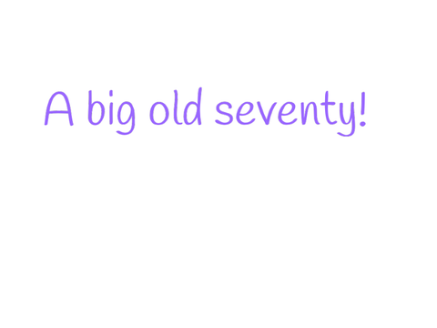 70 follows!