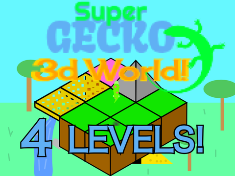 Super Gecko 3D World! (4 levels) games art