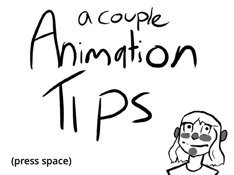 Beginner Animation tips
