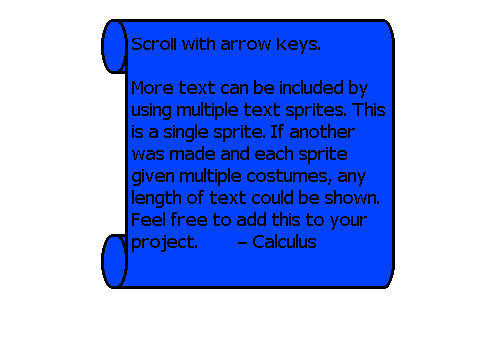 Text Scrolling Demo