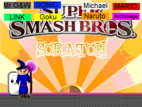 Super Smash Bros Scratch Roster