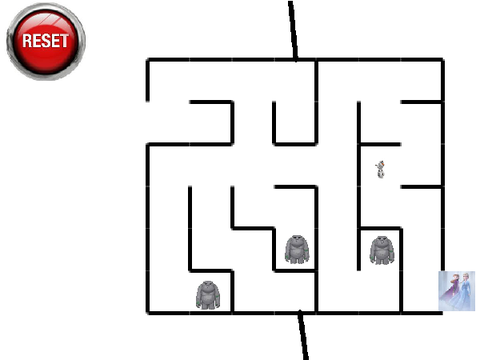 frozen maze game