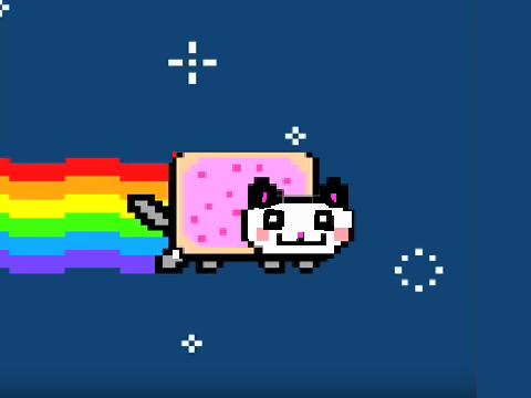 Panda nyan cat! 
