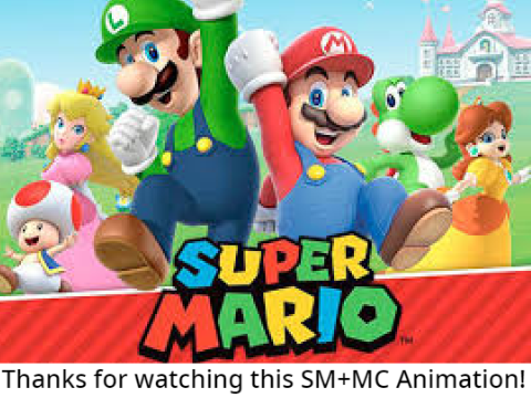 SM+MC Animation: Mario gets burnt to a crisp in lava