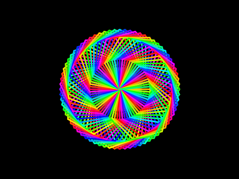 RAINBOW PEN SPIRAL!