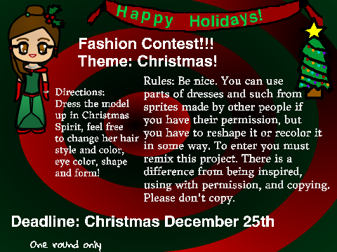 Fashion Contest!!! Theme: Christmas! *Closed*