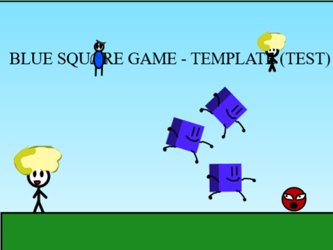 BLUE SQUARE GAME - TEMPLATE (TEST)