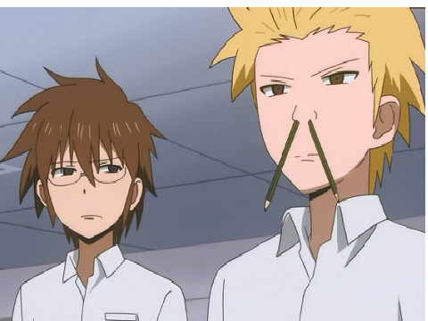 When someone does something wierd and they don't know its wierd!
