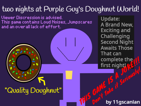 two Nights at Purple Guy's Doughnut World