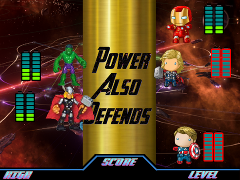 Avengers Battle Clicker.  Mobile friendly game!  remix