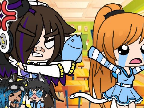 Floppy the fish skit//Gacha Life remix