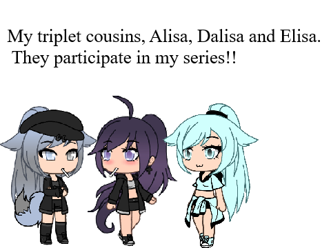 My triplet cousins, Alisa, Dalisa and Elisa!!