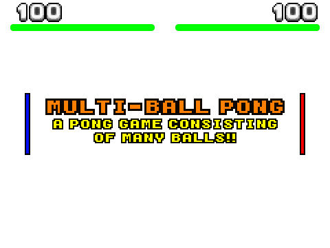 Multi-Ball Pong